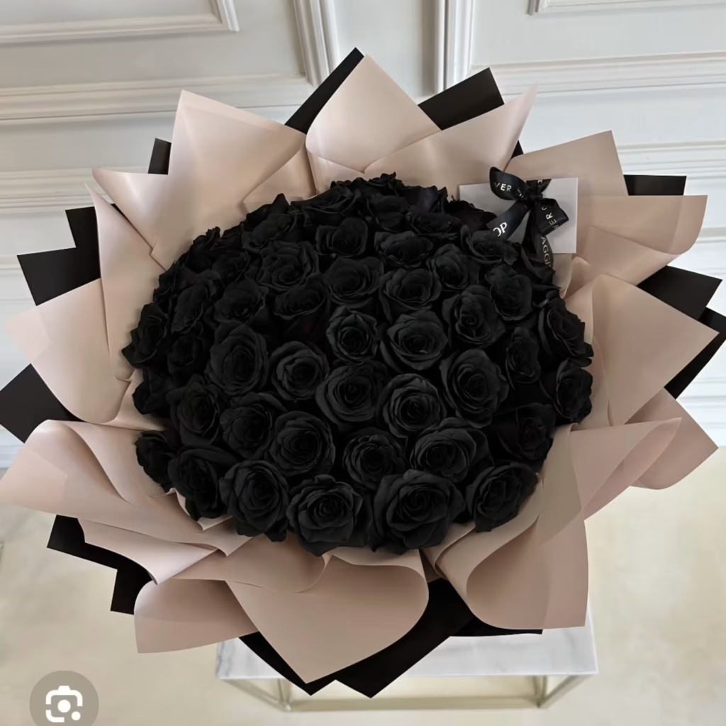 Luxury Florist Abbeys Flower Garden, Black Roses